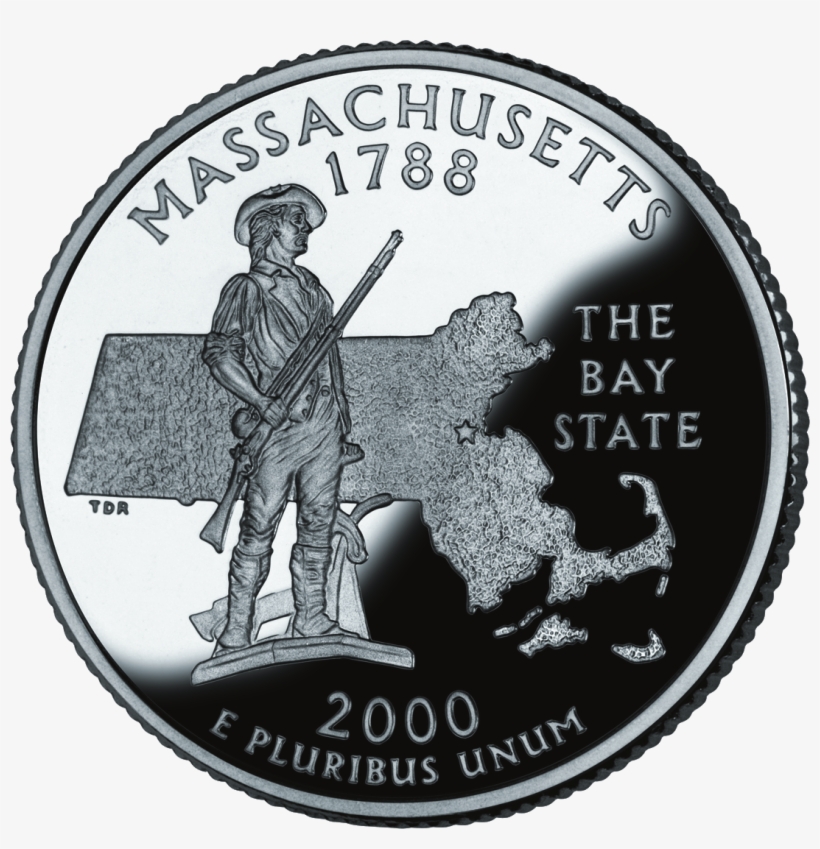 Massachusetts State Quarter, transparent png #1465204