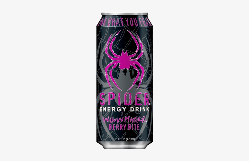 Spider Energy Drink Widowmaker - Spider Energy Widowmaker, transparent png #1465284
