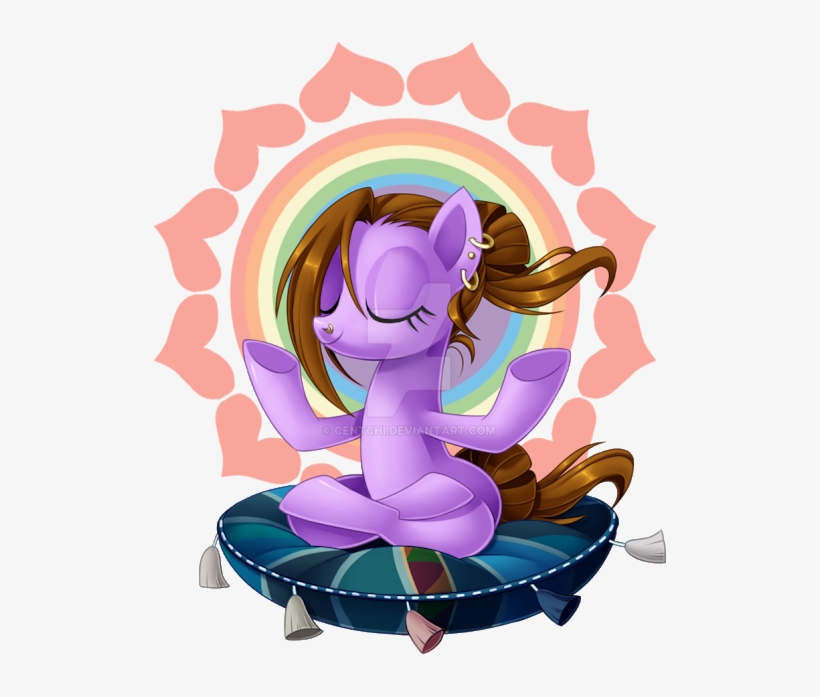 Lucky Haze Meditating By Centchi - My Little Pony: Friendship Is Magic, transparent png #1465327