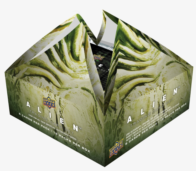 Alien Trading Card Set Is Available In Your Local Hobby - Upper Deck Alien Box, transparent png #1465369