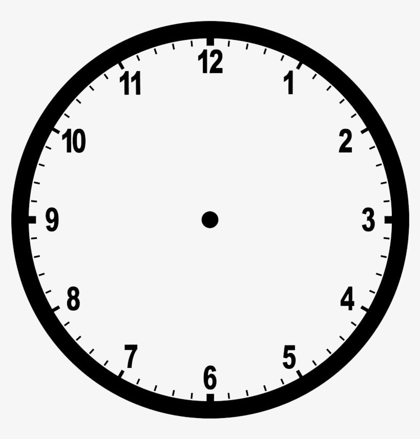 Clipart Clock Quarter Past - Analog Clock 2 00, transparent png #1465489