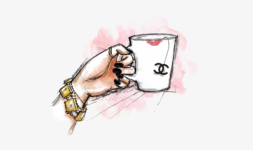 Illustration Cup Transprent Png Clipart Transparent - Chanel Drawing, transparent png #1465707
