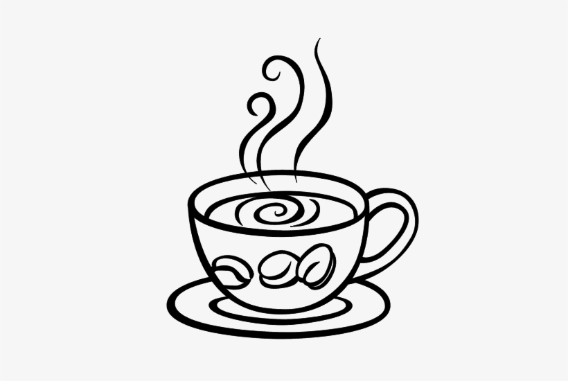 Starbucks Cup At Getdrawings - Hot Coffee Coloring Page, transparent png #1465786