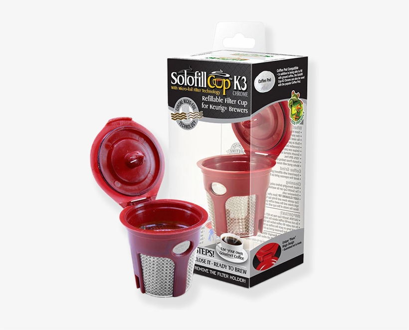 Solofill Refillable Filter Cup For Keurig Brewing Systems - Keurig K Cups, transparent png #1465789