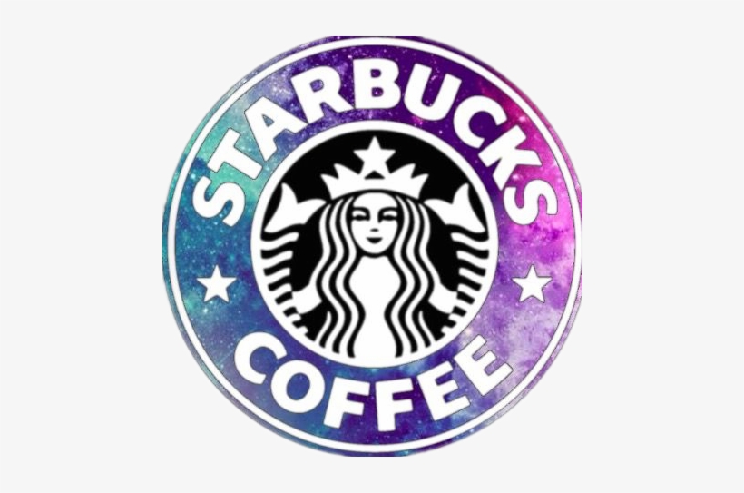 Starbucks Clipart Galaxy - Starbucks Logo Circle Galaxy, transparent png #1465867