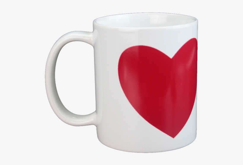 Magic Morning Coffee Mug,red Heard 11 Oz Heat Sensitive - Mug, transparent png #1466075
