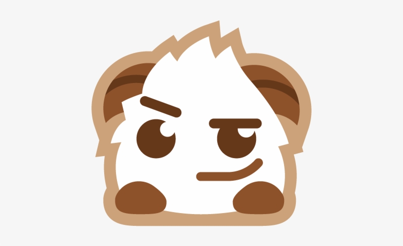 Poro-smirk - Emoji League Of Legends Discord, transparent png #1466338