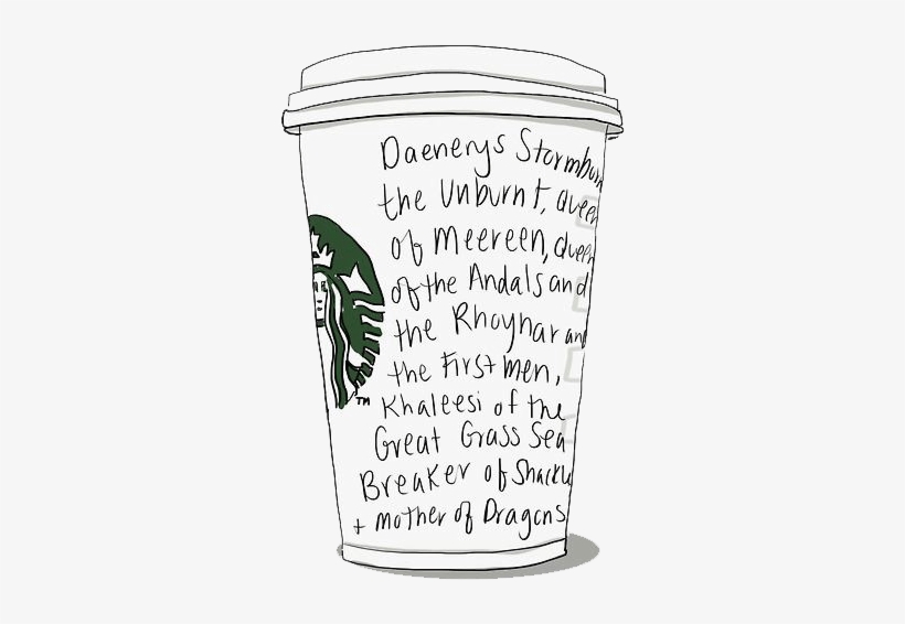 Coffee-cup - Khaleesi Goes To Starbucks, transparent png #1466601