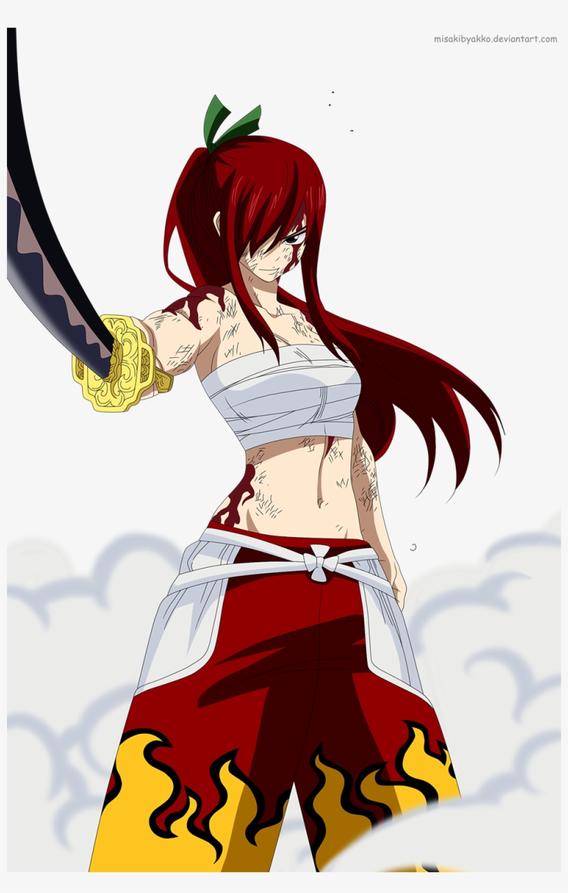 Erza Scarlet Fairy Tail Erza Png Free Transparent Png Download Pngkey