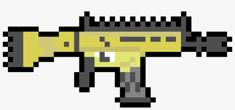 Fortnite Scar Pixel Art, transparent png #1467184