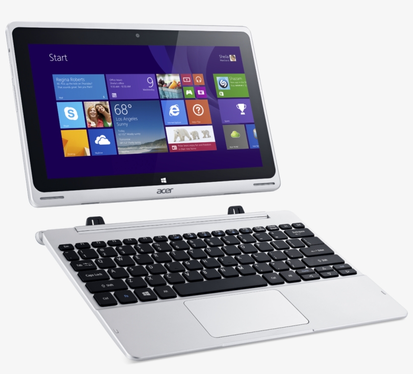 Acer Aspire Switch 11 Pro 128gb Keyboard Dock - Acer All In One Tablet, transparent png #1467400