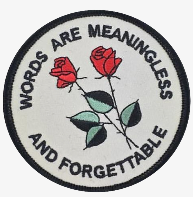 Roses Badge Xyresic - Grunge Sticker, transparent png #1467451