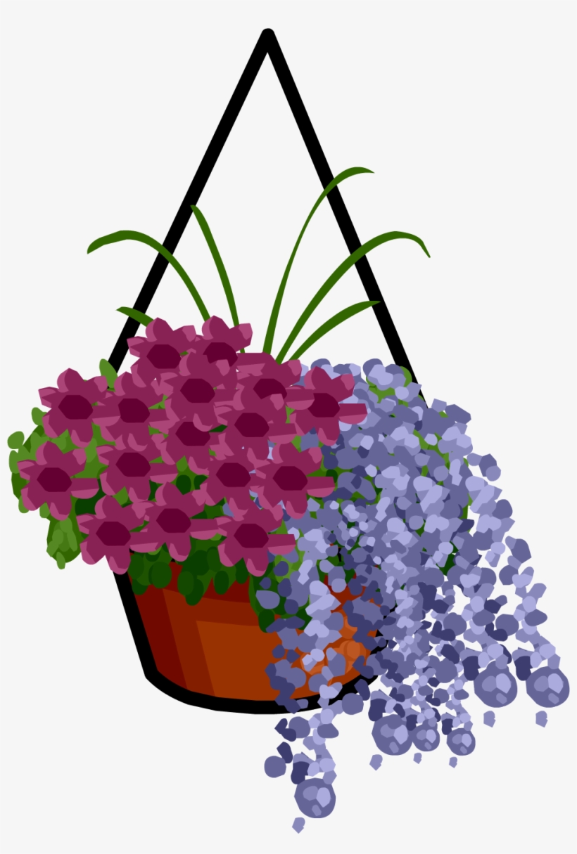 Hanging Basket Sprite 003 - Verbena, transparent png #1467806