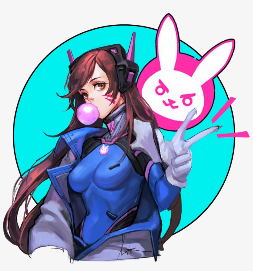 View Fullsize D - Transparent D Va Art, transparent png #1468132