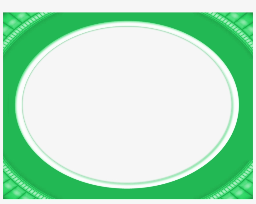 Green Border Frame Png - Portable Network Graphics, transparent png #1468159
