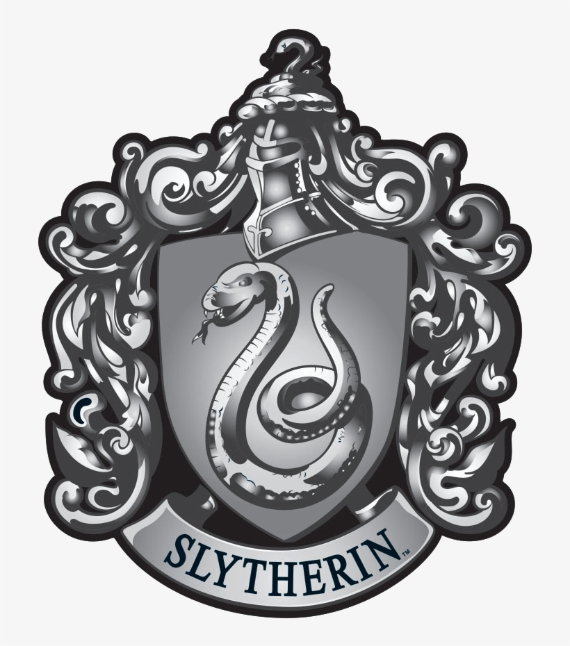 Slytherin Crest Lapel Pin - Dark Black Slytherin Crest - Free