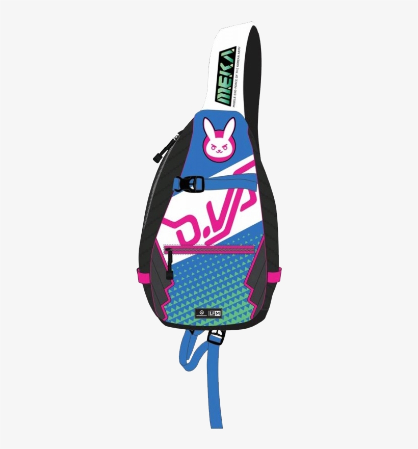 Dva Sling Backpack Apparel - Overwatch Dva Sling Bag, transparent png #1468497