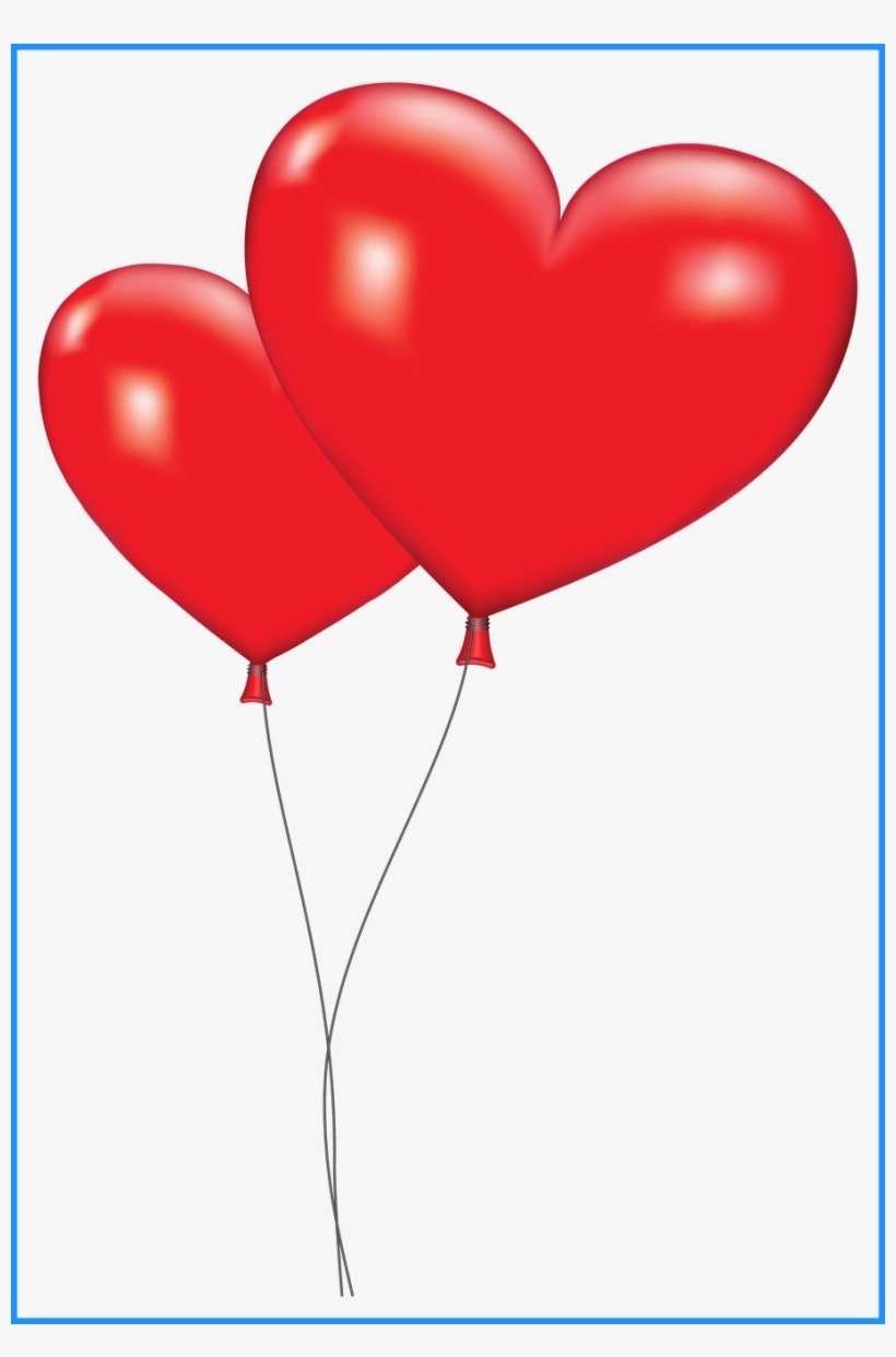 The Best Orange Balloon Clipart Large Red Heart Png - Heart Balloon Png, transparent png #1468687