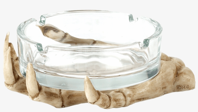 Skeleton Hand Ashtray - Cradle, transparent png #1468718