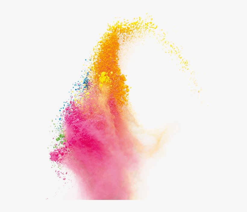 爆炸效果##碎石##漂花瓣##效果## - Polvos De Colores Png, transparent png #1468982