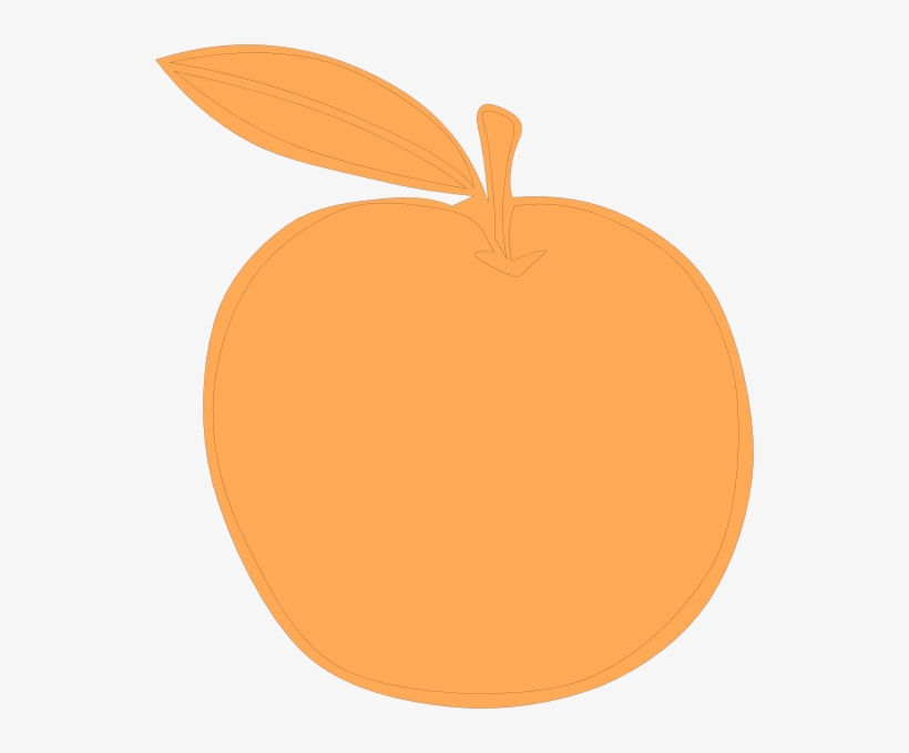 Clip Art At Clker Com Vector Online - Orange Apple Clipart, transparent png #1469162