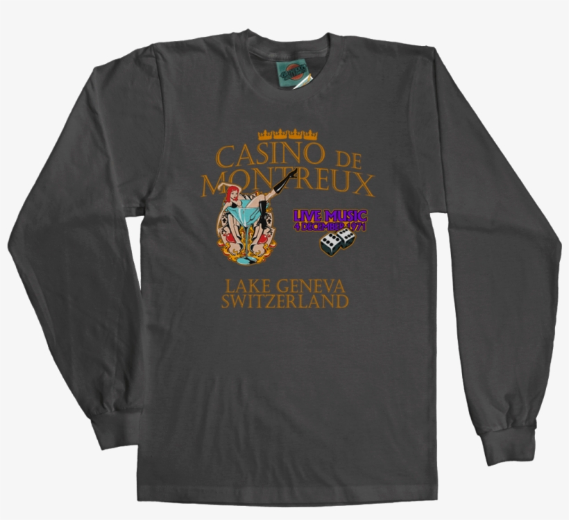 Deep Purple Smoke On The Water Casino De Montreux Inspired - Comfortably Numb Tee Shirt, transparent png #1469183