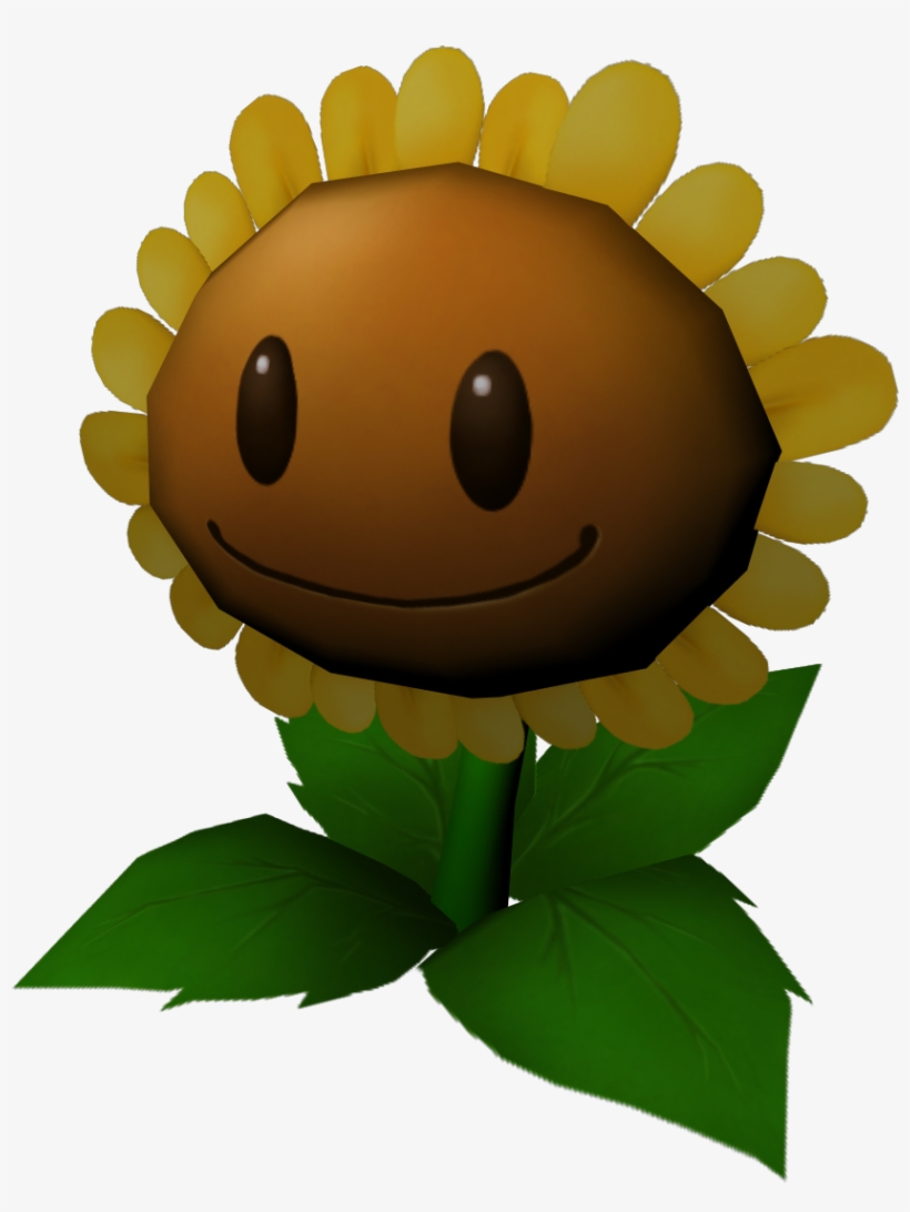 Image D Model Pvz Book Png Plants - Sunflower Png 3d, transparent png #1470298