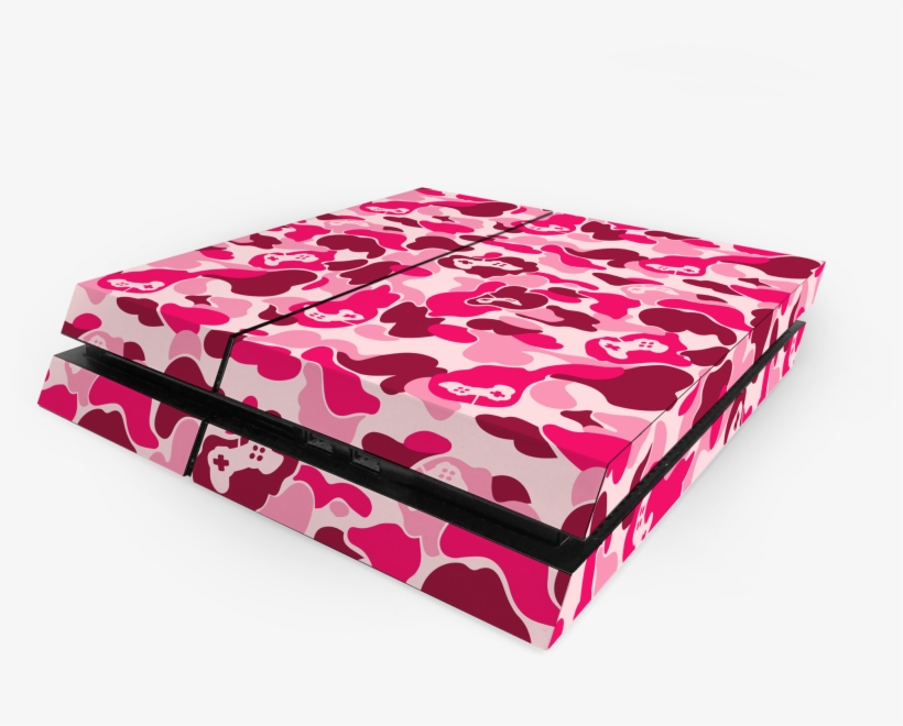 Sony Ps4 Pink Game Camo Decal Skin Kit - Sony Playstation 4 Pro, transparent png #1470855