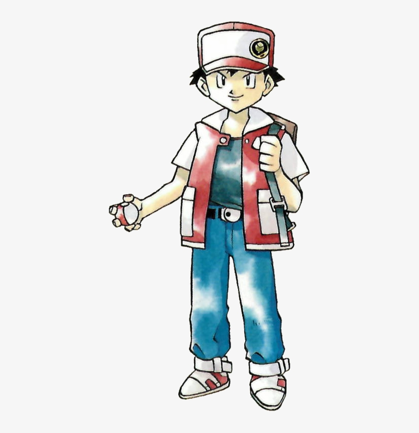 A Few People Might Not Realize That The Art Style Of - Pokemon Red And Blue Red, transparent png #1470857