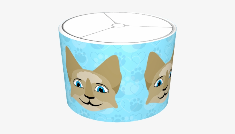 Anime Cat Face With Blue Eyes - Cartoon, transparent png #1470860