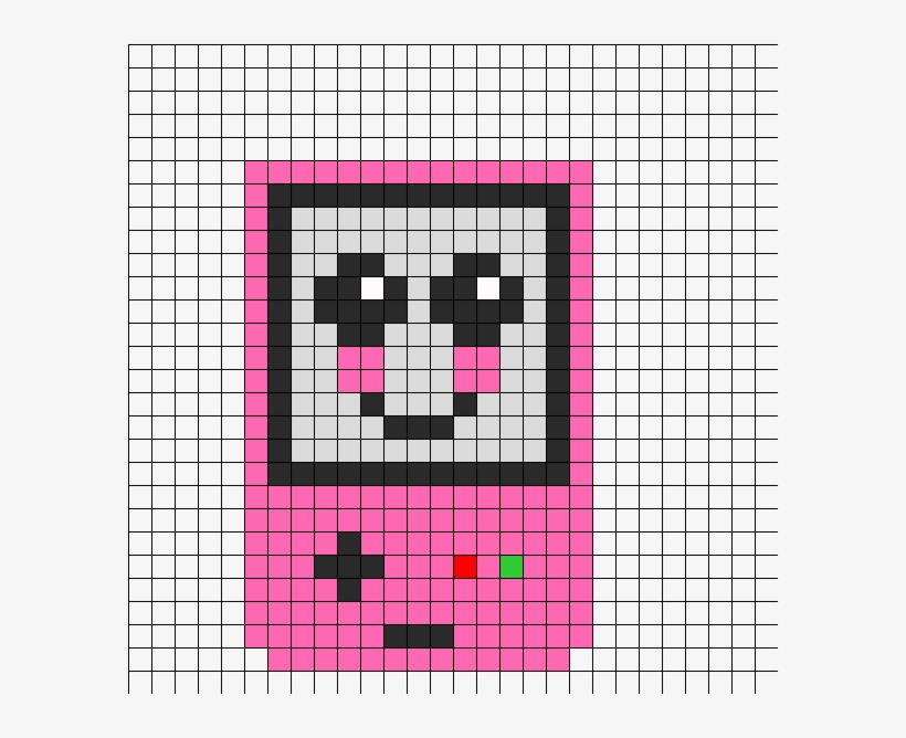 Gameboy Color Face Perler Bead Pattern / Bead Sprite - Bead, transparent png #1471100