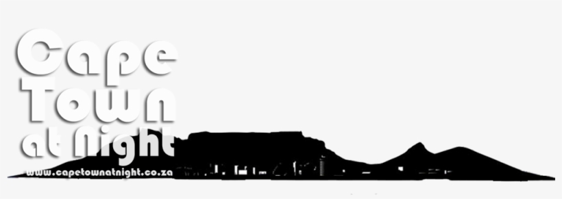 Cropped Table Mountain Black Beveled - Table Mountain Silhouette Png, transparent png #1471143