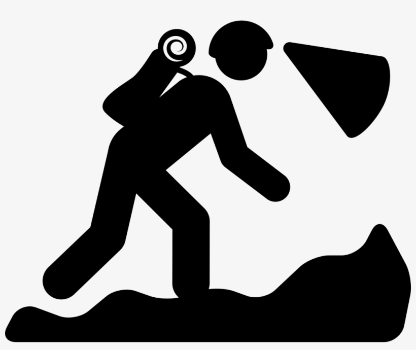 Hiker Silhouette On Mountain - Logos De Un Caminante, transparent png #1471171