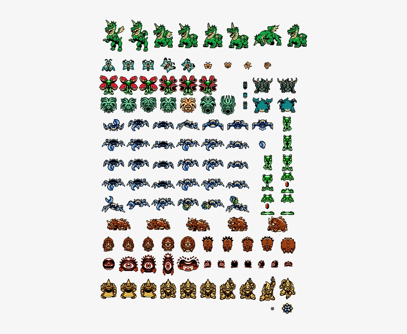 Legend Of Zelda Nes Sprite Sheet