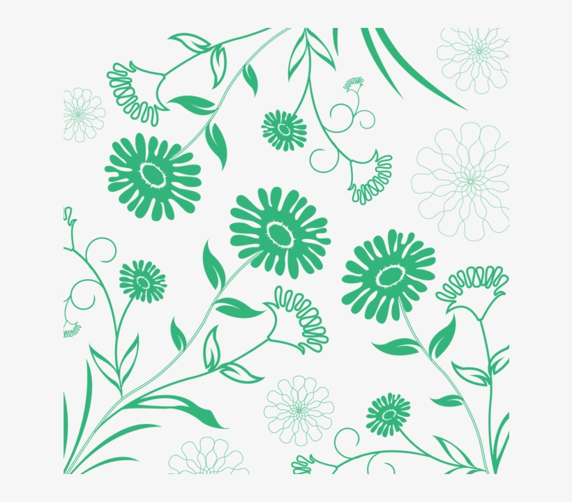 Flowers Background Png Clip Art Freeuse - Flower, transparent png #1471551