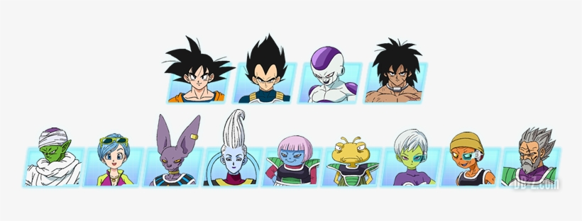 Les Personnages Principaux Du Film Dbs Broly - Cartoon, transparent png #1471733