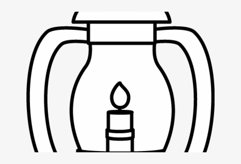Lantern Clipart Black And White - Lantern Black And White, transparent png #1471833