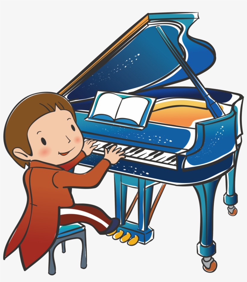 The Design Of Piano Elements For Individual Children - Children Playing Music, transparent png #1472064