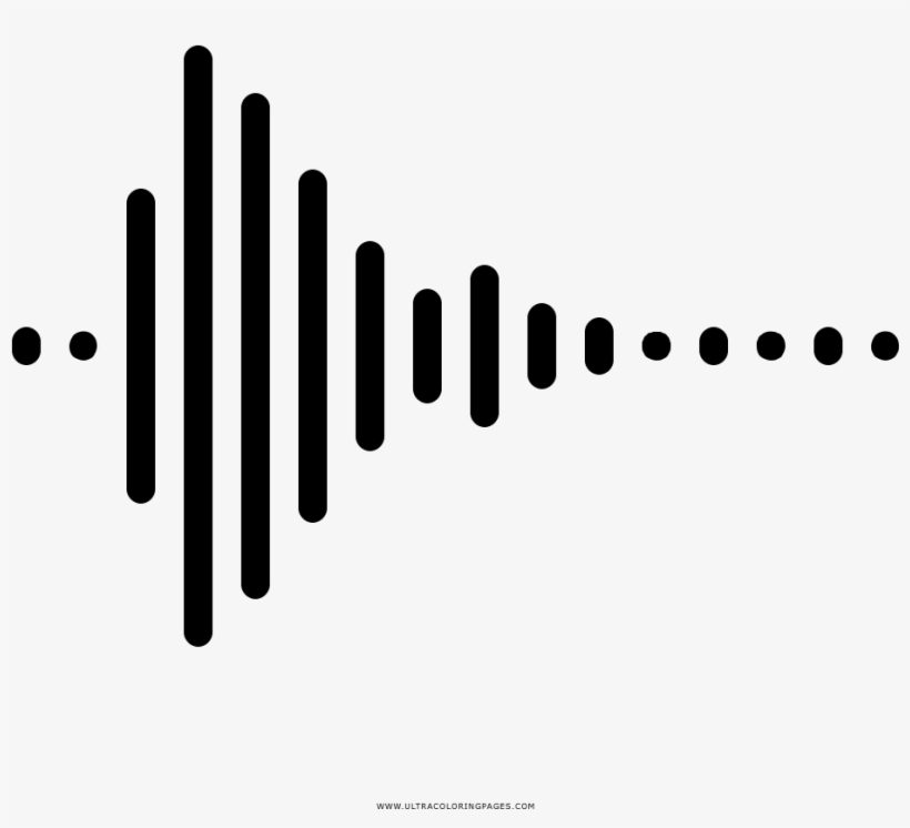 Sound Wave Coloring Page - Sound Engineer Logo, transparent png #1472091