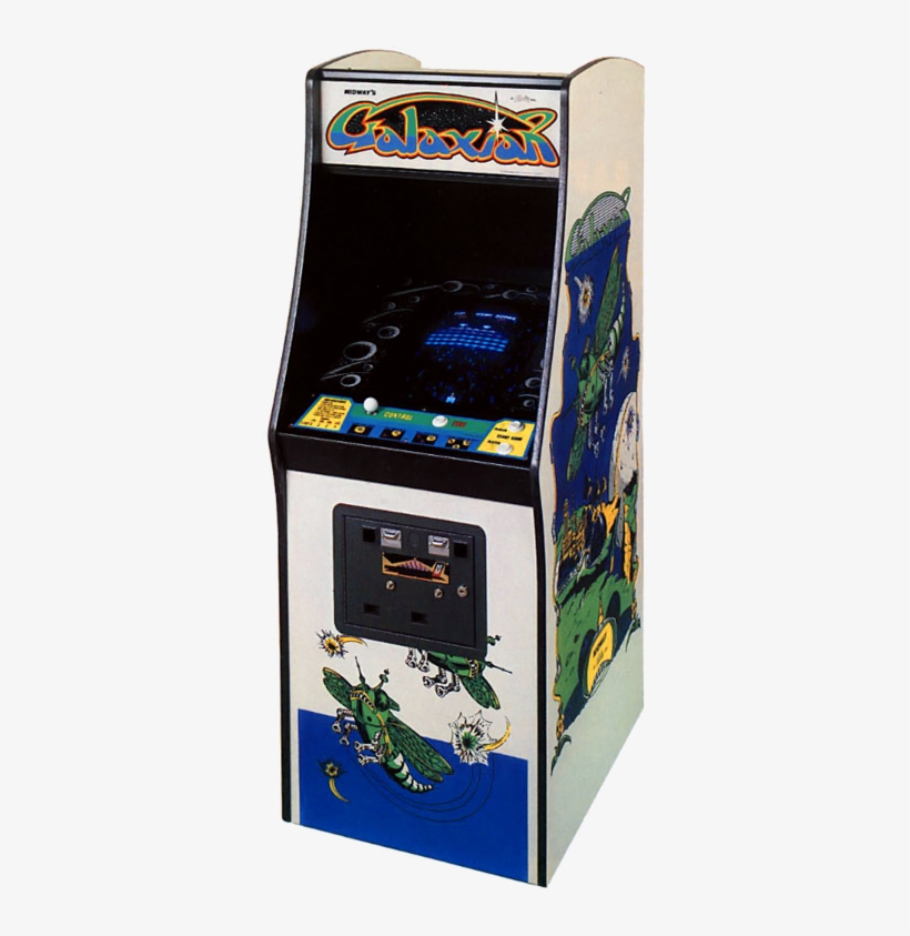 Galaxian Cabinet - Namco Galaxians Arcade Machine, transparent png #1472689