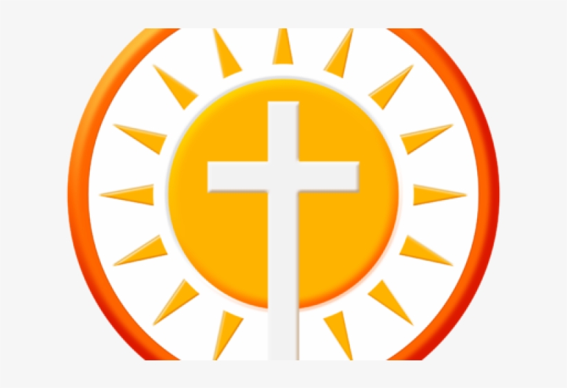 Sunshine Clipart Cross - Cross In A Circle, transparent png #1472724
