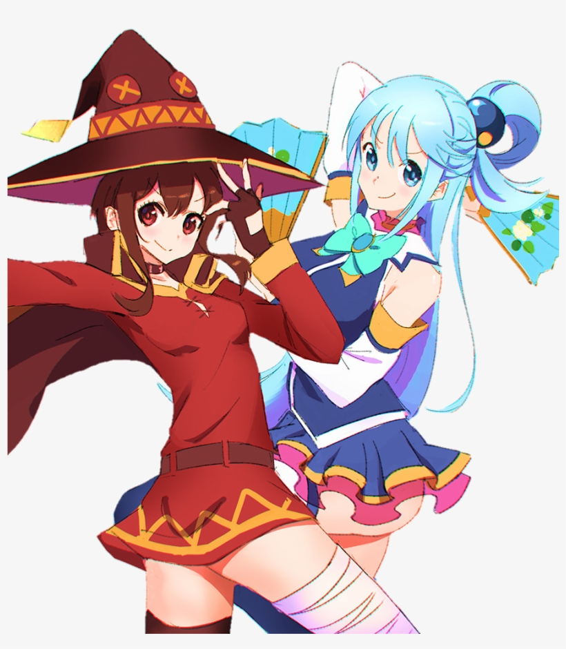 Konosuba Aqua Megumin Anime Manga Megumin Y Aqua Konosuba Free