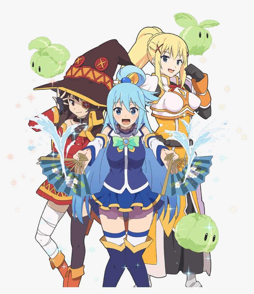 Aqua Megumin Darkness Uchi Hime 1 - Aqua Megumin Darkness Png, transparent png #1473199