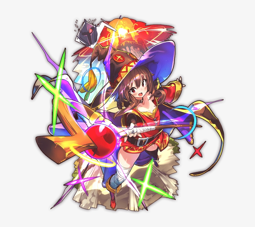 Megumin And Verdia - Last Period Konosuba, transparent png #1473425