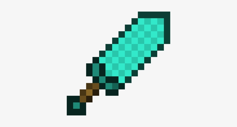 Diamond Sword Minecraft Png - Minecraft Diamant Schwert, transparent png #1473780