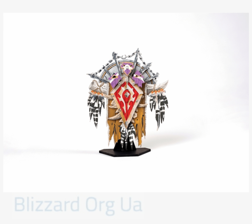 Конструктор Из Дерева 3d - World Of Warcraft Horde 3d Wood Model, transparent png #1473801