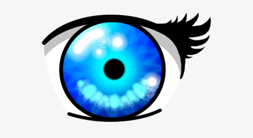 The Best Anime Eye - Anime Crystal Blue Eyes, transparent png #1473997