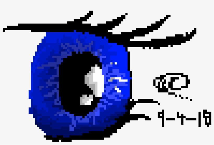 Anime Eye Blue - Circle, transparent png #1474058