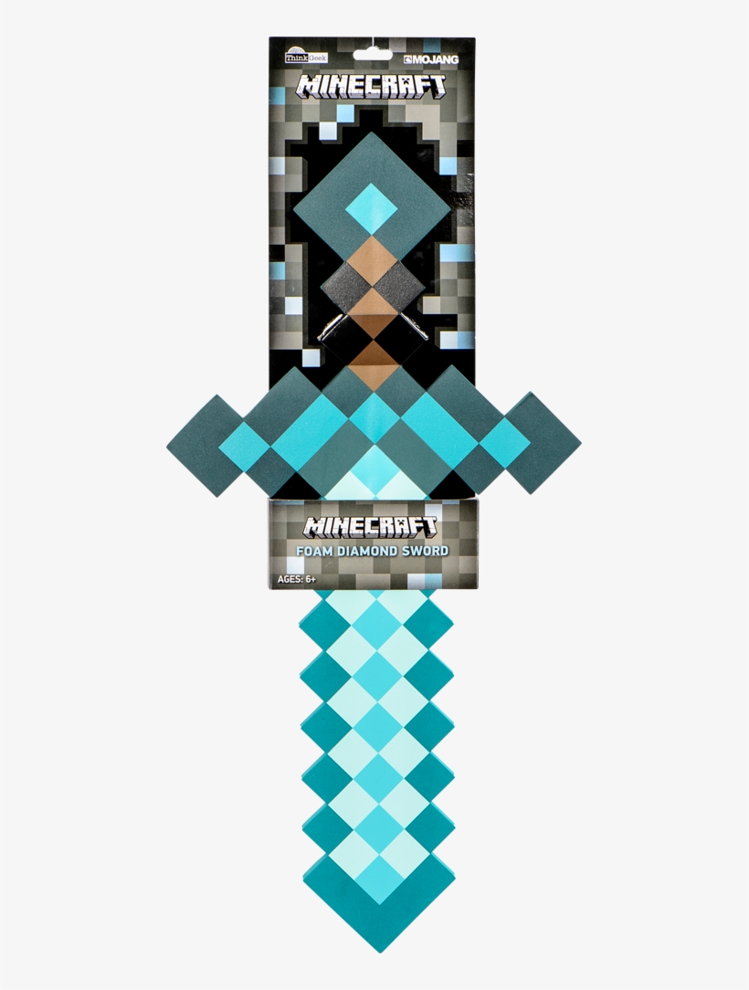 Minecraft Papercraft Diamond Sword