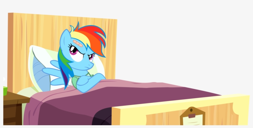 Pouting Like A Prominecraft Comic, Creeper, F7u12, - Rainbow Dash In Hospital, transparent png #1474225
